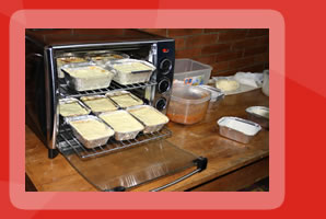 Show pizzerito con pizza, lasagna y galletas para fiestas infantiles.